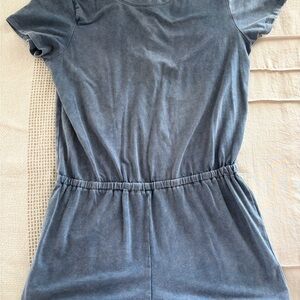 Blue Short Sleeve Dress